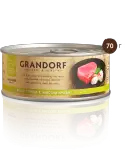 Купить grandorf консервы для кошек "филе тунца с мясом краба в собственном соку"