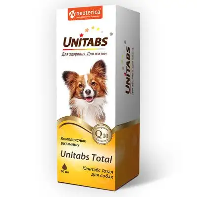 Купить unitabs Тотал с q10 для собак