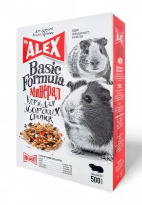 Купить mr.alex basic минерал Сухой корм для морских свинок