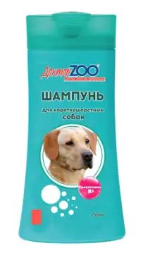 СКИДКА Доктор ZOO Шампунь для короткошерстных собак