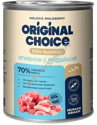 Купить original choice elite nutrition adult консервы для собак ягненок с индейкой