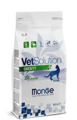 Купить monge vetsolution cat obesity сухой корм для кошек при избыточном весе
