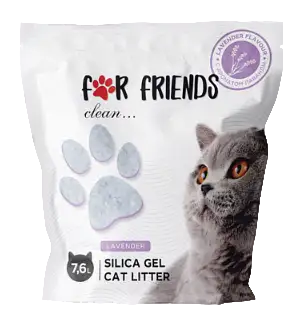 For Friends наполнитель для кошек силикагелевый лаванда
