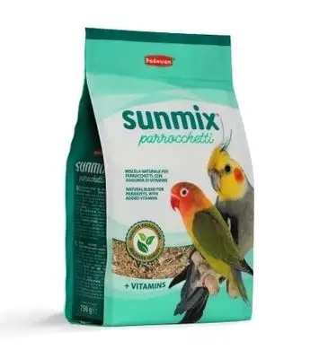 Купить padovan sunmix parrocchetti сухой комплексный корм для средних попугаев