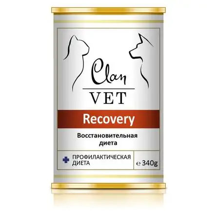Купить clan vet recovery консервы для кошек и собак при восстановлении