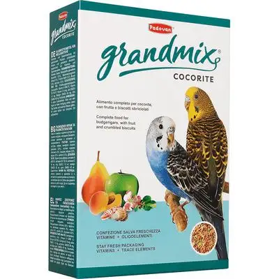 Купить padovan grandmix cocorite сухой корм для волнистых попугаев