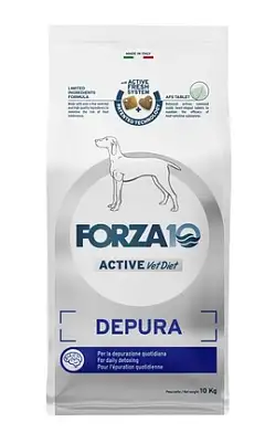 Forza10 Active VetDiet DEPURA all size сухой диетический корм для собак всех пород, для детоксикации и поддержки иммунитета