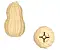 Nutty Pals Durable Peanut игрушка интерактивная для собак из натурального каучука   #2