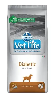 Farmina Vet Life Dog Diabetic сухой диетический корм для взрослых собак при сахарном диабете