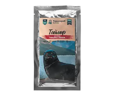 ТерриториЯ Таймыр влажный корм для кошек говядина с лососем (пауч)