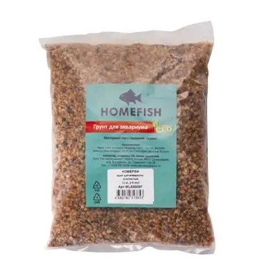 HOMEFISH грунт для аквариума 2-4 мм золотистый