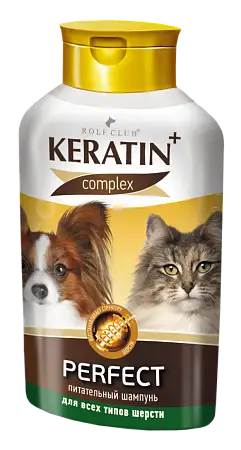 Купить rolf club Шампунь keratin+perfect универсальный, кератин  для кошек и собак