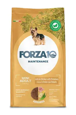 Forza10 Maintenance Adult Mini Pollo сухой корм для взрослых собак мелких пород, с курицей и картофелем