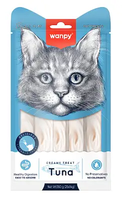 Wanpy Cat Лакомство для кошек "нежное пюре" из тунца