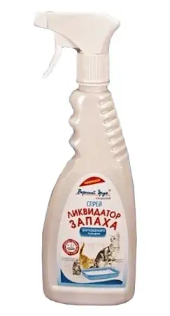 Купить Верный Друг ликвидатор запаха для кошачьих туалетов (спрей)