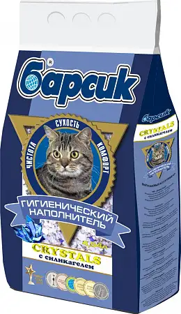 Купить Барсик наполнитель для кошек впитывающий с силикагелем