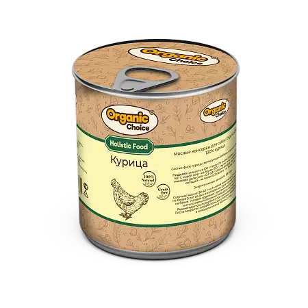 Купить organic Сhoice консервы 100 % курица для собак