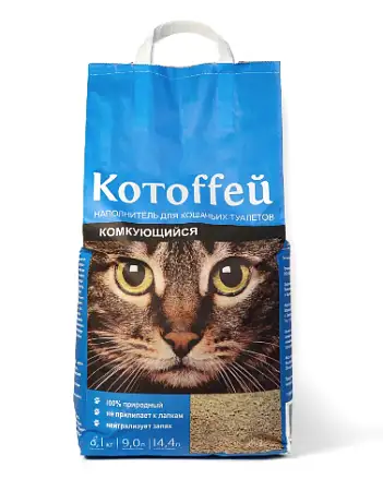 Купить Котоффей наполнитель для кошек комкующийся