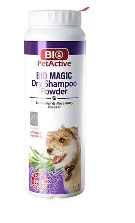 Купить biopetactive сухой шампунь bio magic powder для собак с экстрактом Лаванды и Розмарина