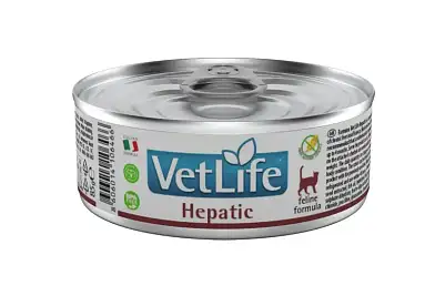 Farmina Vet Life Cat Hepatic влажный корм для кошек при заболевании печени (банка)
