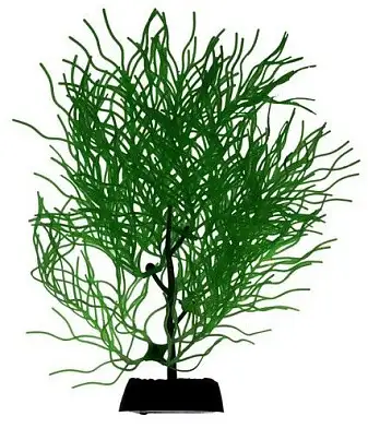 Homefish растение для аквариума силиконовое с флюорисцентным эффектом зеленое