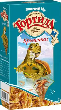 Купить ЗООМИР Тортила-М Креветки корм-лакомство для водных черепах