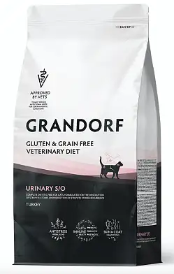 Grandorf Veterinary Diet Cat Urinary S/O полнорационный диетический сухой корм для кошек при мочекаменной болезни