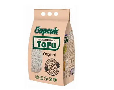 Барсик ToFu Original наполнитель для кошек комкующийся